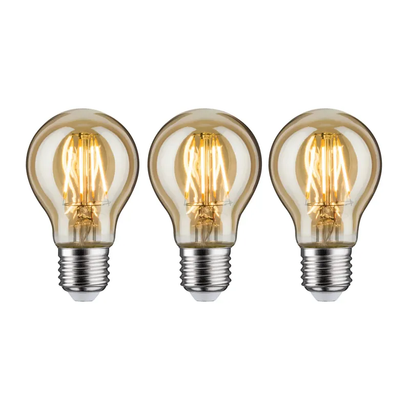 Heißes Angebot Vintage Edition Standard 230V LED Birne E27 3x500lm 3x4,7W 2500K Gold
