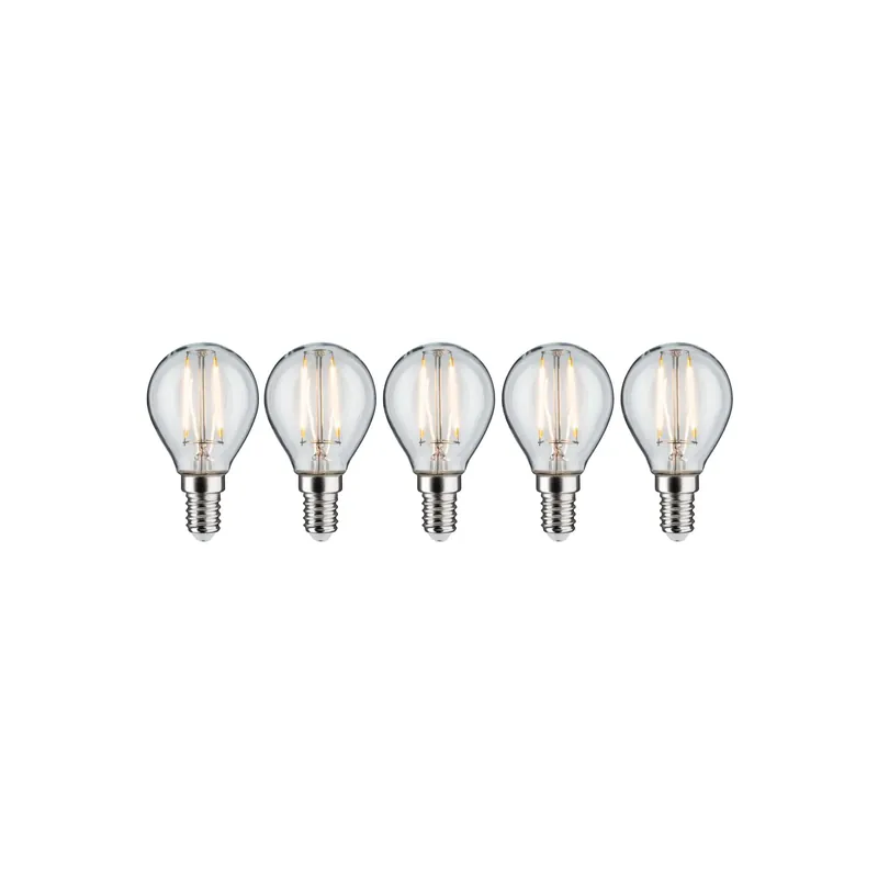 Filament 230V LED Tropfen E14 5x470lm 5x4,8W 2700K dimmbar Klar Sonderaktion