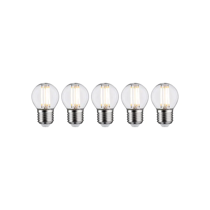 Versand Am Gleichen Tag Filament 230V LED Tropfen E27 5x470lm 5x5W 2700K Klar
