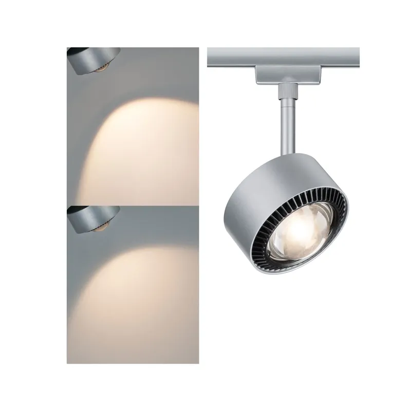 Expressversand Aldan 98mm 2700K 9W 498lm 230V Chrom matt/Schwarz