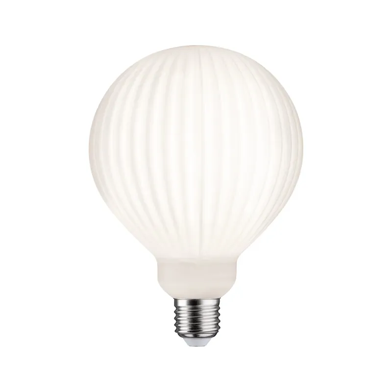 White Lampion Filament 230V LED Globe G125 E27 400lm 4,3W 3000K dimmbar Weiß Sichere Zahlung