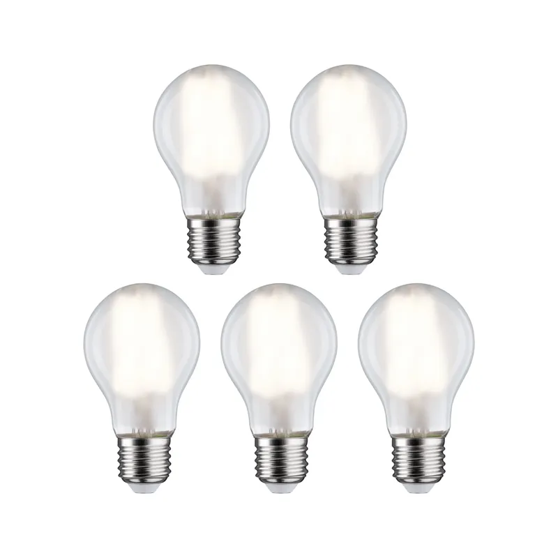 Filament 230V LED Birne E27 5x806lm 5x7W 4000K Matt Markenware