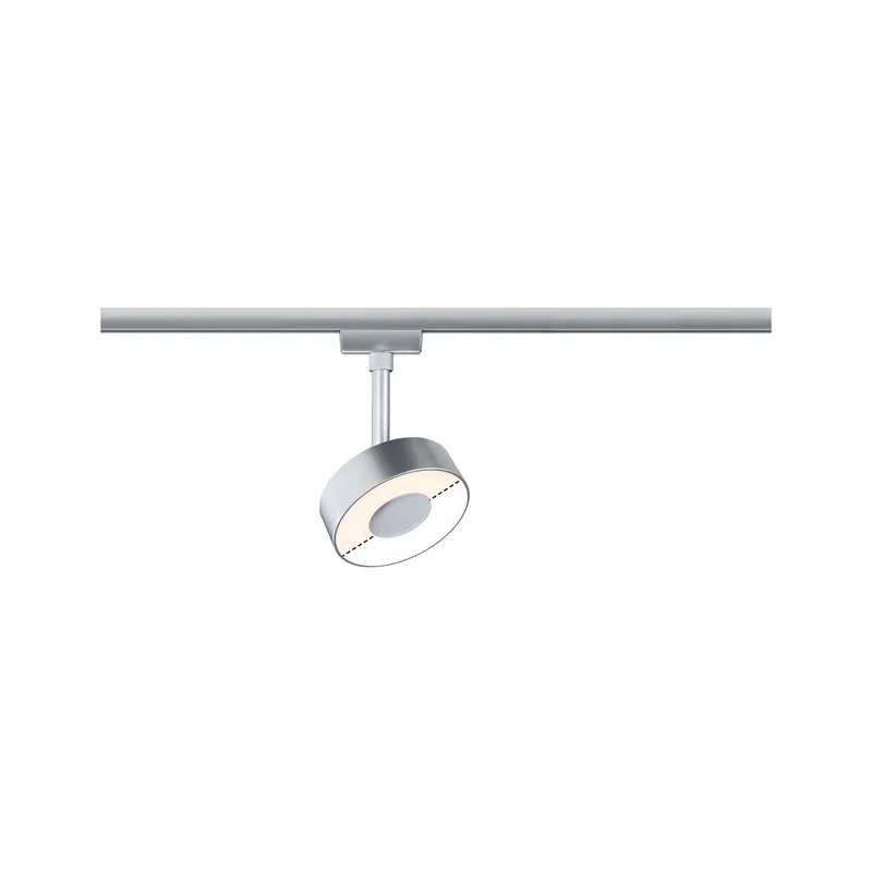 URail Schienenspot Circle 200lm 5W White Switch 230V Chrom matt Markenprodukt