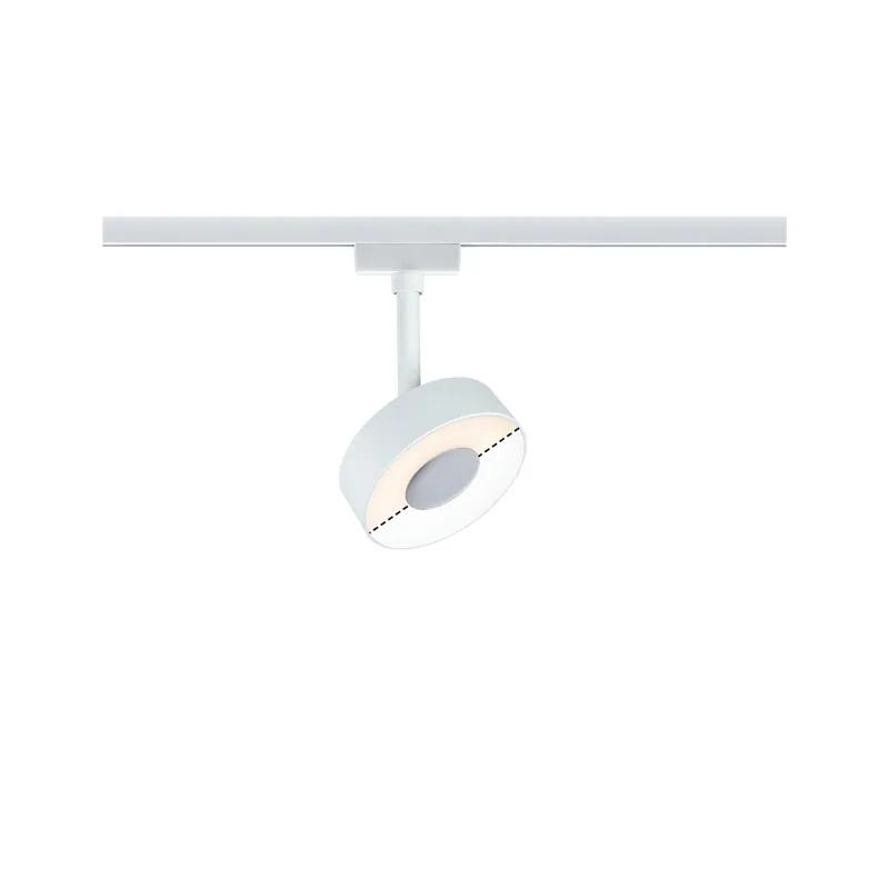 URail Schienenspot Circle 200lm 5W White Switch 230V Weiß Preisknaller