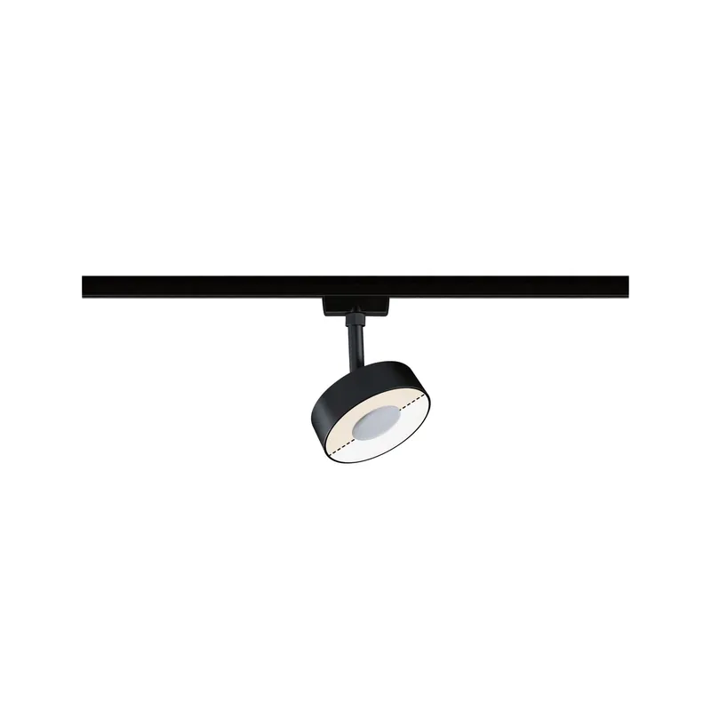 URail Schienenspot Circle 200lm 5W White Switch 230V Schwarz matt Kracherpreis