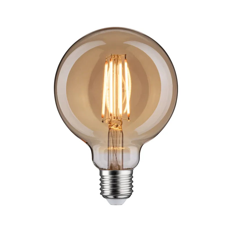 1879 Filament 230V 3-Step-Dim LED Globe G95 E27 470lm 6W 1800K dimmbar Gold Echt