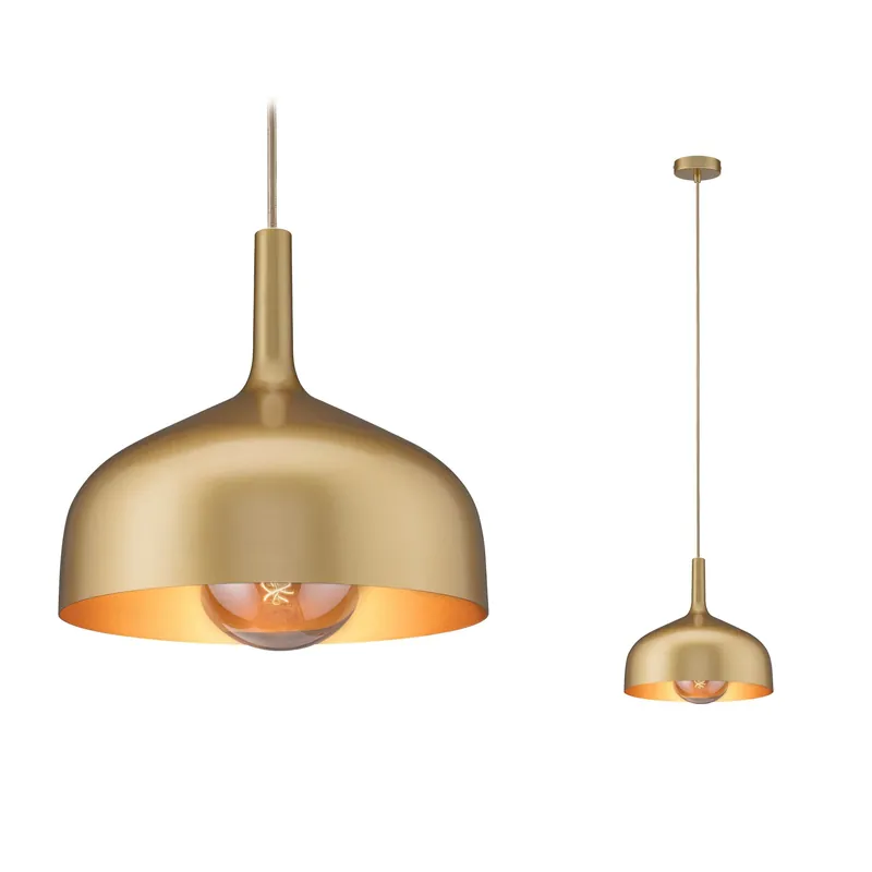 Knallerangebot Pendelleuchte Embla II E27 Gold Metall/Metall