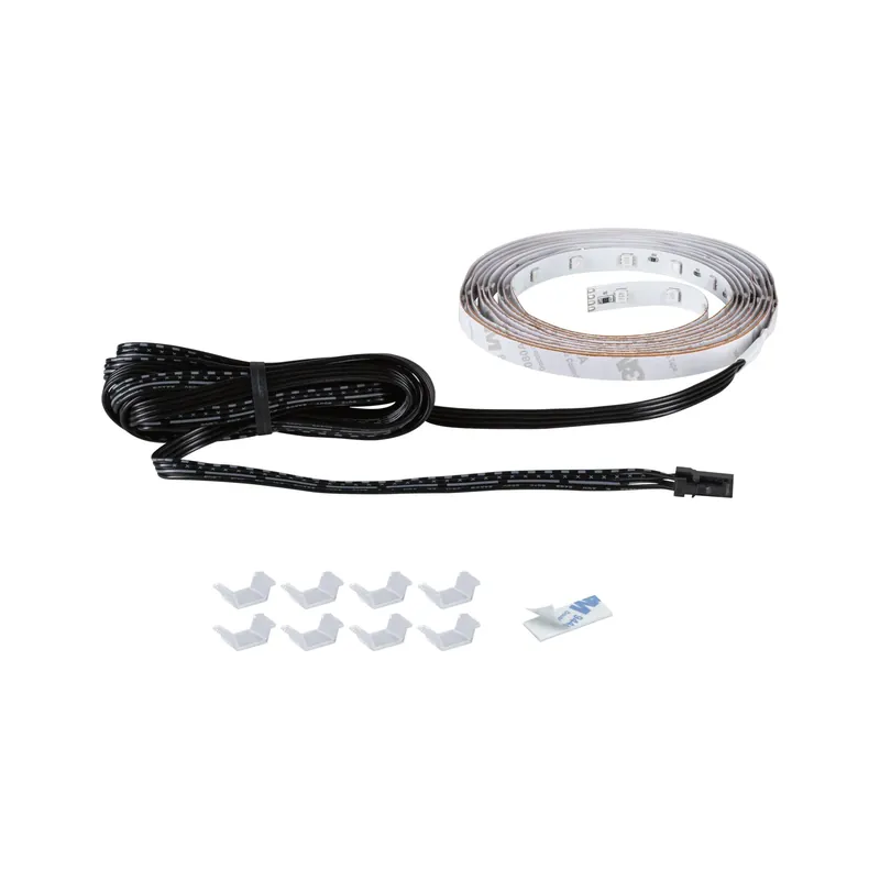 LED Strip Akkustik Paneel Erweiterung 2,4m RGB Schwarz Begrenztes Angebot