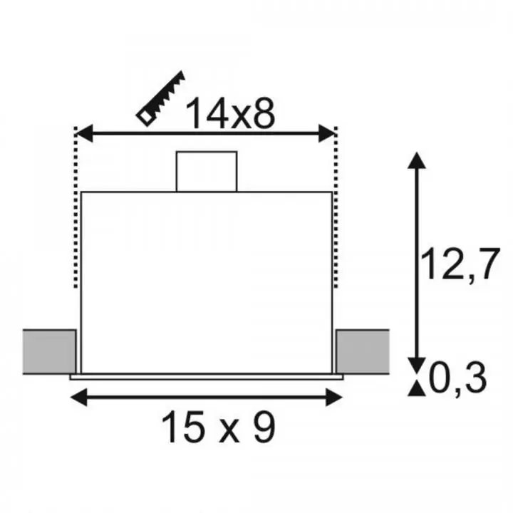 Kadux 2 QPAR51 Deckeneinbauleuchte Direktkauf