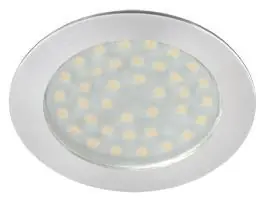 Accento LED Möbeldownlight rund, alu gebürstet Neuheit