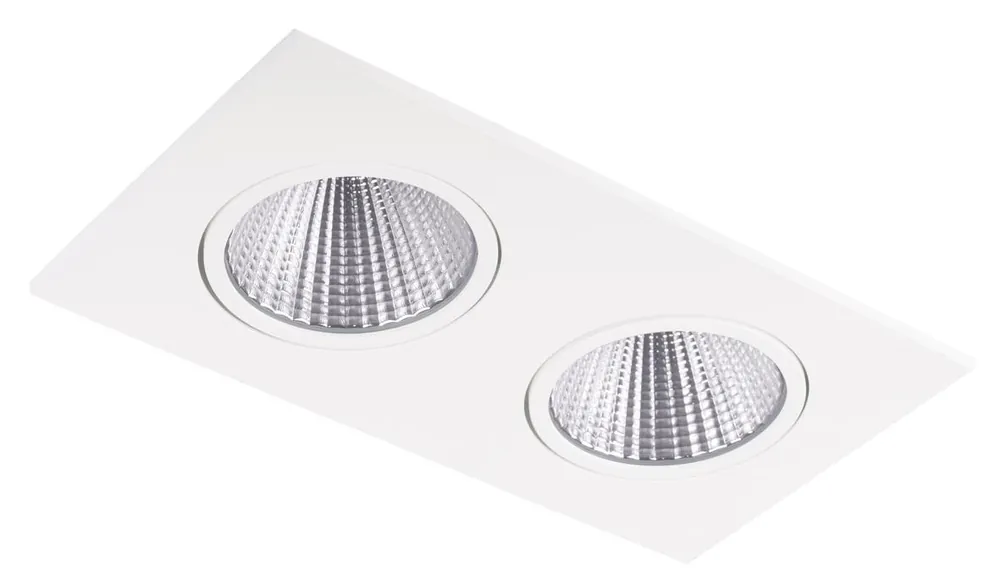 Neu Flo LED dreh/schwenkbar eckig 2er