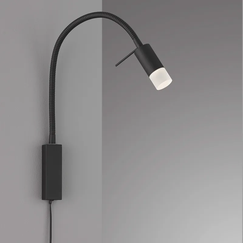 Wandspot flex, Bettleuchte, Seng | sandschwarz Neue Kollektion