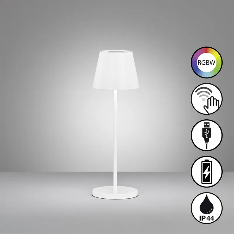 Gratis Versand Tischleuchte, mobiles Licht, Cosenza 2.0 mit Standard Ladestation | IP44