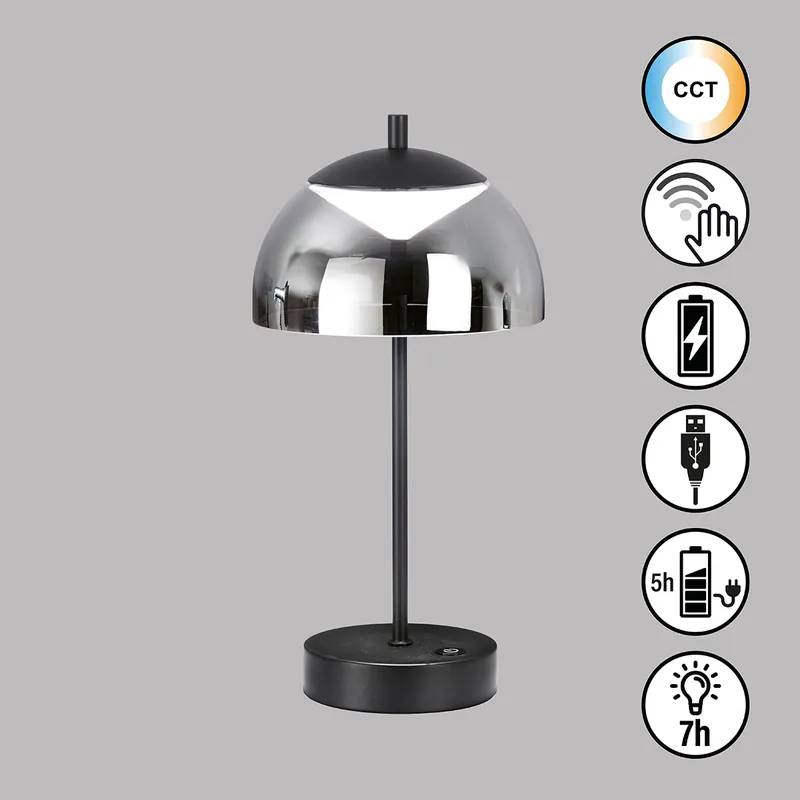 Tischleuchte, mobiles Licht Riva | sandschwarz Letzte Chance