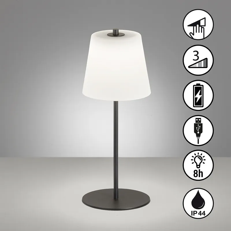 Bestpreis Tischleuchte, mobiles Licht, Marbella | IP44