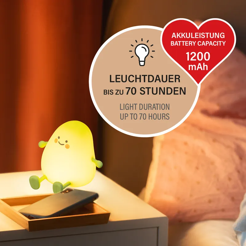 Wochenendangebot Nachtleuchte, Lia| weiß