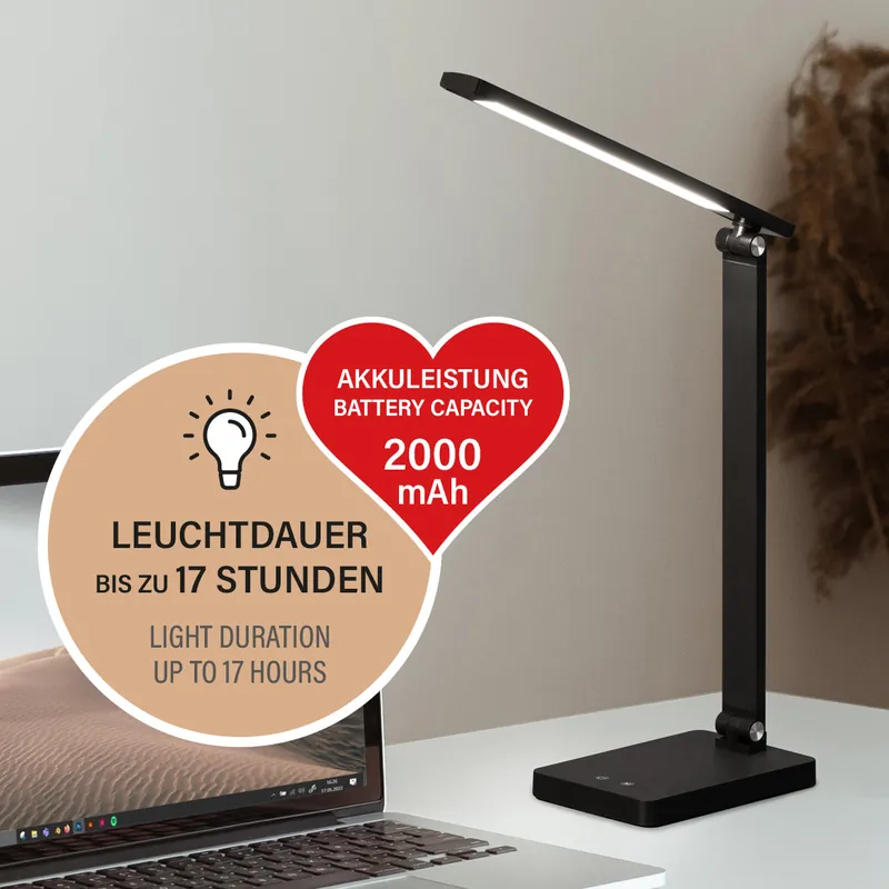 Tischleuchte, Ole | schwarz Highlight