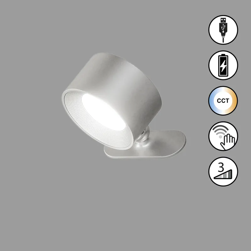 Angebot Wandleuchte, Magnet, Magnetic | silberfarben