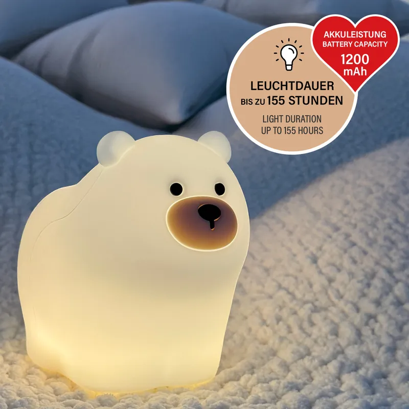 Nachtleuchte, Knut | weiß Zertifiziert
