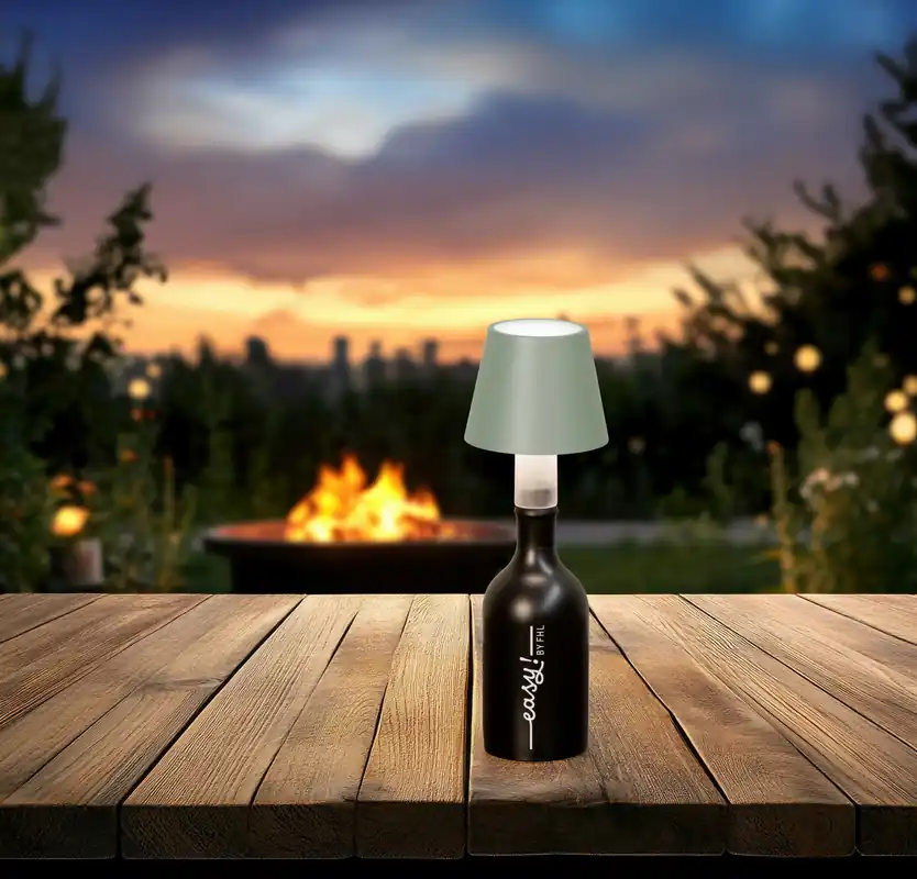 Must-Have Bottle Lamp Fiocco | salbeigrün
