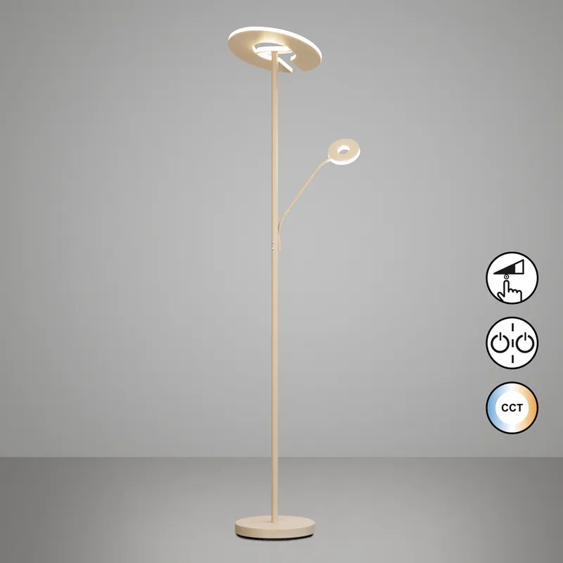 Stehleuchte Dent | sandfarben Neue Ware
