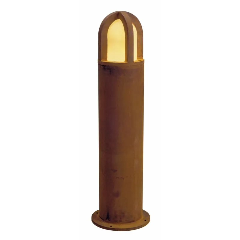 Jetzt Bestellen SLV RUSTY® CONE 70 Außenleuchte Gartenleuchte rund E27 TC-DSE max. 11W IP54 FeCSi-Stahl gerostet Höhe 70cm