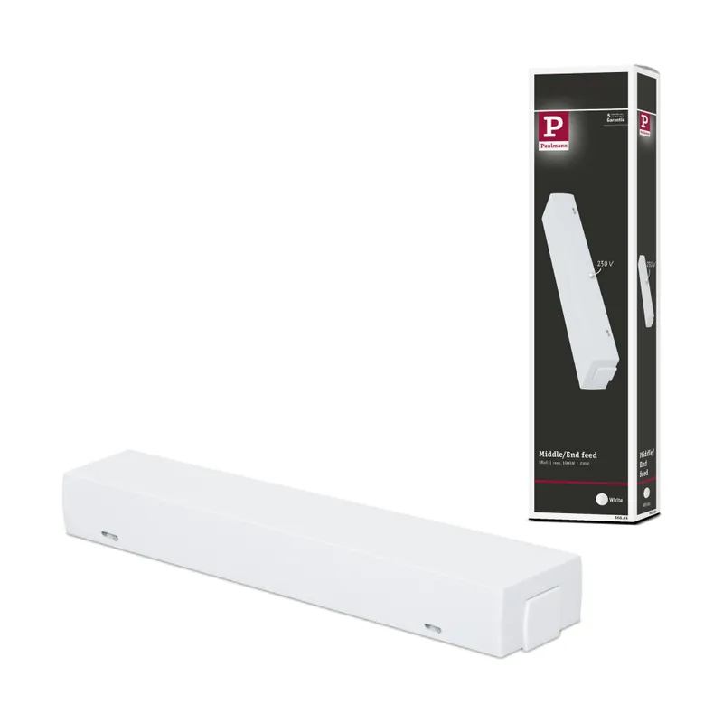 Paulmann URail Einspeisung Mitte Reinweiß RAL 9010 max. 1000W Markenware
