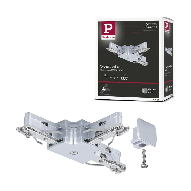 Super-Preis Paulmann URail T-Verbinder T-Stück Chrom matt