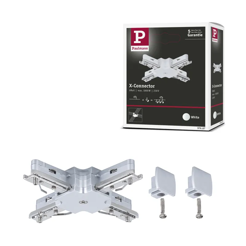 Günstig Paulmann URail X-Verbinder X-Stück Reinweiß RAL 9010