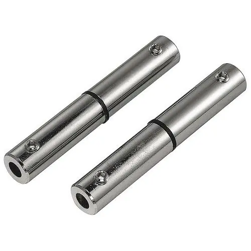 Neu SLV Isolierverbinder für NV-Seilsystem, chrom, 2 Stk., 6cm