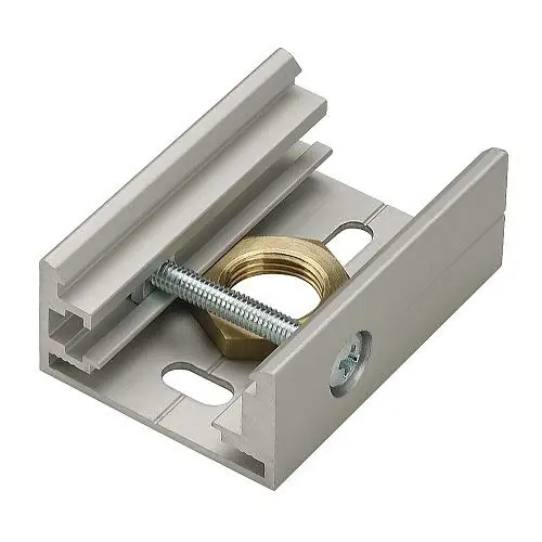 SLV EUTRAC Pendelclip für 3-Phasenstromschiene, silbergrau Markenprodukt