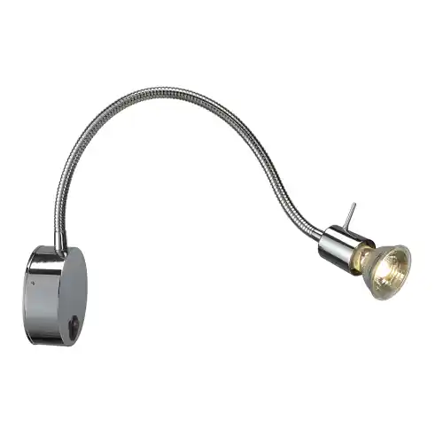 Garantierte Lieferung SLV DIO FLEX PLATE Wandleuchte, chrom, GU10, max. 50W