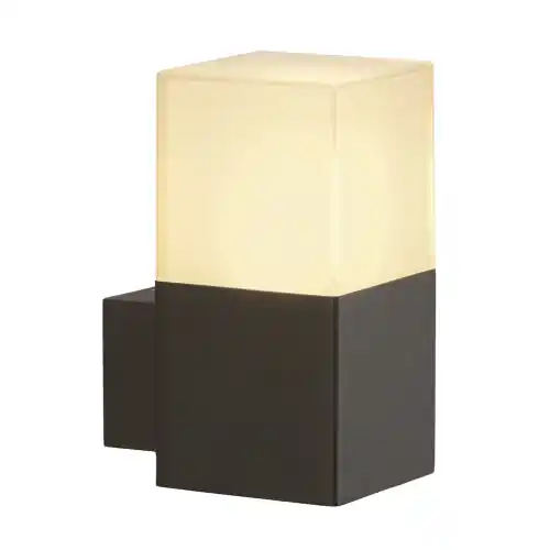 Top-Angebot SLV GRAFIT Wandleuchte, WL, anthrazit / weiss, E27 ESL, max. 11W, IP44