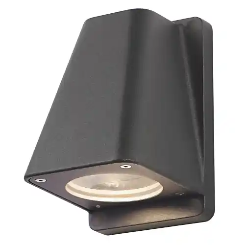 Neu SLV WALLYX GU10 Wandleuchte, anthrazit, max. 50W, IP44