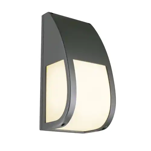 Günstig SLV KERAS ELT Wandleuchte, anthrazit, E27 ESL, max. 25W, IP54