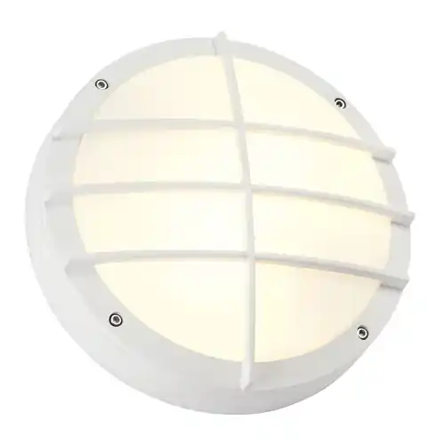Kracherpreis SLV BULAN GRID Wandleuchte, rund, weiss, E27, max. 2x25W