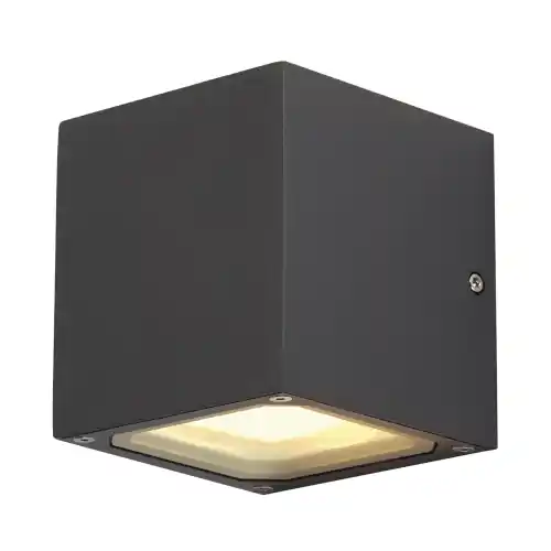 Top-Preis SLV SITRA CUBE Wandleuchte, anthrazit, GX53, max. 9W