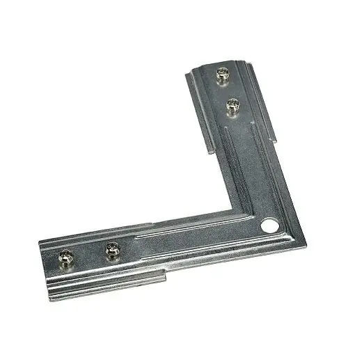 SLV Stabilisator Eckverbinder lang für 1-Phasen HV-Stromschiene, nickel matt Abverkauf
