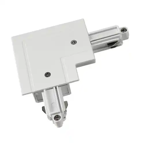 SLV Eckverbinder für 1-Phasen HV-Stromschiene, Einbauversion weiss, Erde aussen Bestpreis