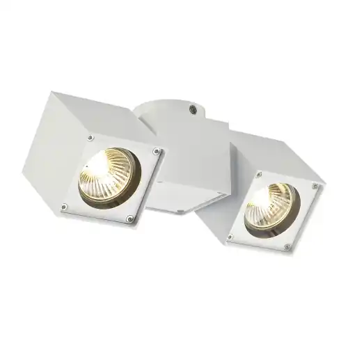 Geprüft SLV ALTRA DICE SPOT 2 Deckenleuchte, weiss, 2xGU10, max. 2x50W