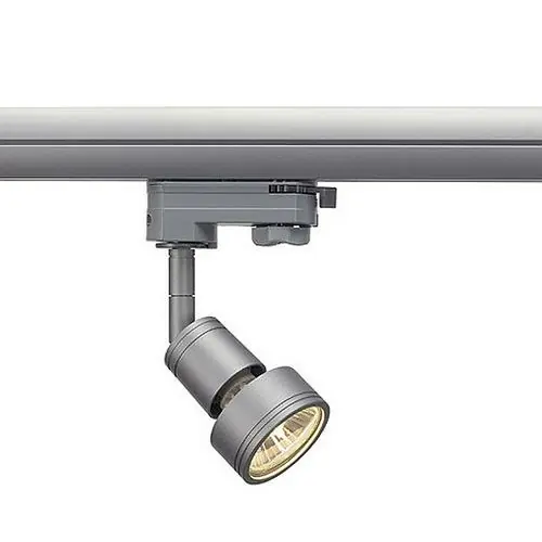 Markenware SLV PURI Lampenkopf, silbergrau, GU10, max. 50W, inkl. 3P.-Adapter