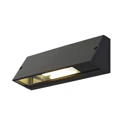 Zertifiziert SLV PEMA SQUARE Wandleuchte, schwarz, E27, max. 15W