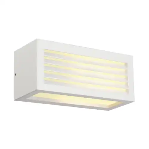 SLV BOX-L E27 Wandleuchte, eckig, weiss, E27, max. 18W Versand Am Gleichen Tag
