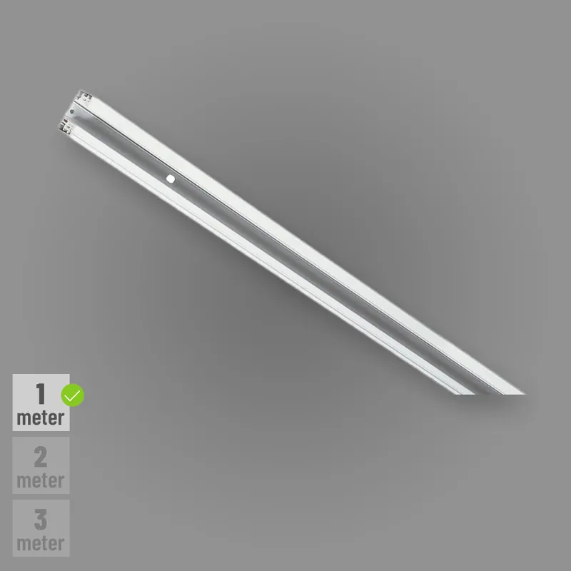 Echt SLV 1-Phasen Hochvolt-Stromschiene 1m weiß 230V Aufbauschiene