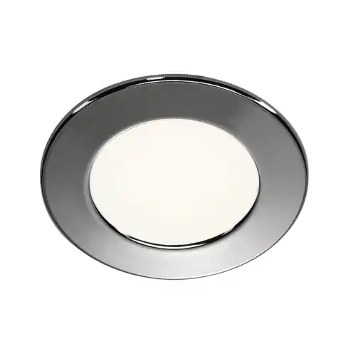 Aktuell SLV Downlight, DL 126 LED, rund, chrom, 3W LED, warmweiss, 12V
