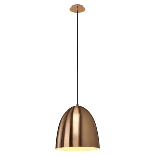 SLV PARA CONE 30 Pendelleuchte, rund, kupferfarben/gebürstet, E27, max. 60W Echt