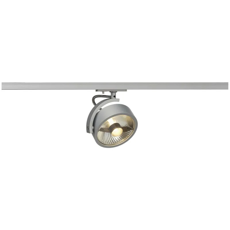 Knallerangebot SLV KALU TRACK 1~ Spot silbergrau QPAR111 max. 75W inkl. 1Phasen-Adapter