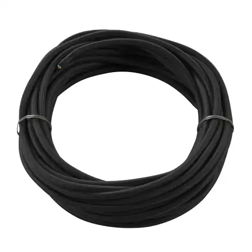 SLV Textilkabel, 3-polig, 10m, schwarz Preisknaller
