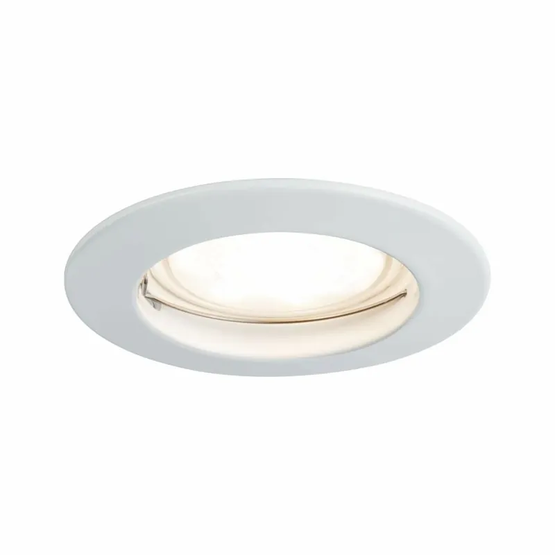 Paulmann Premium LED Einbauleuchte IP44 rund 79mm GU10 max. 50W 230V dimmbar Weiß Letzte Chance