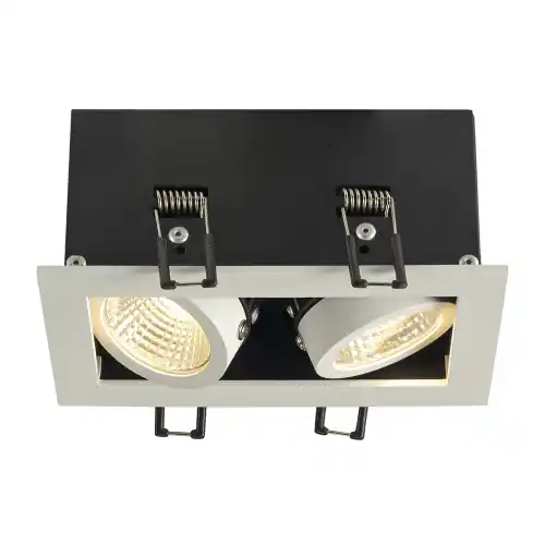 SLV KADUX LED Double DL Set, mattweiss, 38°, 3000K, inkl. Treiber Sale